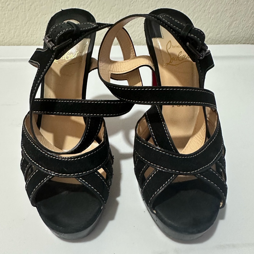 Christian Louboutin Black Stiletto Heels | Size 6.5